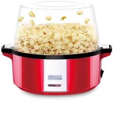 luckxuan Palomitero Máquina eléctrica for Hacer Palomitas de maíz, Mini máquina automática for Hacer Palomitas de maíz de Aire Caliente, Regalo for niños Maquina Palomitas