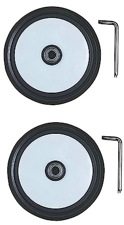 Roue avant/arrière de poussette - Roue à roulement en caoutchouc pour enfant - Convient pour Yoyo