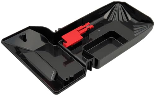 NaschLager Abtropfschale 11023213 kompatibel mit Bosch Siemens EQ.6 / EQ.6 plus (TE6, TES6, TIS6) schwarz mit rotem Schwimmer - passend für TE651509DE, TE653501DE, TE655503DE, TE657503DE, TE657509DE