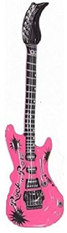 qdwq-US Pohly - Guitarra hinchable (100 cm), color rosa