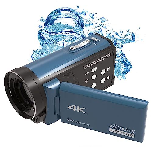 WeGeek Easypix WDV5630 Greyblue Camcorder 7,6 cm 3 Inch 13 MP Grey-Blue