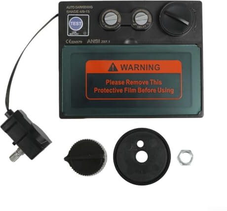 Auto Darkening Schweißlinse, Solar Schweißhelm Objektiv Panel, Schweißhelm Werkzeugmaschine für Helm Automatisierung Filter (110x90x9mm), 1977417354