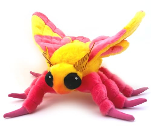 PuffPurrs Maple Leaf Moth Plush Plüschtier, Cute Silk Moth Plüschtier, Motten Stofftier, Süßes plüschtiere für Mädchen, Deko Room Kuscheltiere, 30CM/11IN Geschenk