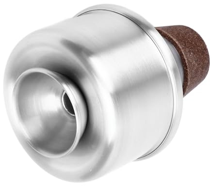 HOHXFYP Trompetendämpfer, Mini Wow Wow Trompeten Straight Dämpfer, Aluminiumlegierung, Leichter Übungs Trompeten Dämpfer Schalldämpfer für Blechblasinstrumente, Jazz, Orchester
