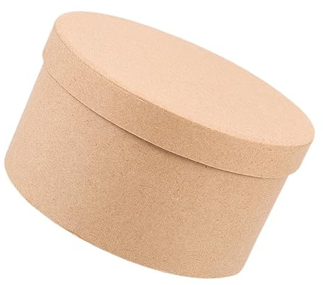 SECFOU Runde Kraftpapier Aufbewahrungsbox Für Süßigkeiten Desserts Und Kosmetik Multifunktionale Verpackung Für Hochzeiten Partys Und
