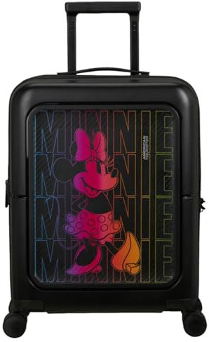 American Tourister Dashpop Disney - Spinner S, Erweiterbarer Handgepäck, 55 cm, 41/47 L, Mehrfarbig (Minnie Neon Gradient)