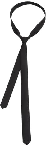 AJUNLKVDR krawatte schwarz,schwarze krawatte,krawatten kostüm schmal tie,black frauen scarf,schal schmale seide,für damen herren