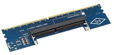 Zwfjcmsa Scheda adattatore per test Memory Stick per computer portatile e desktop DDR4 SDRAM SO-DIMM con scheda convertitore, colore Navy e White