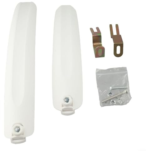 Buntes Schutzblech für 35,6 - 50,8 cm (14 - 20 Zoll) Fahrräder, geeignet für Dahon, KHS, Eurobike, abnehmbares Design (weiß)