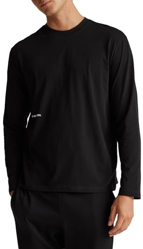 United Colors of Benetton Parte Superior del Pijama Hombre, Negro, M