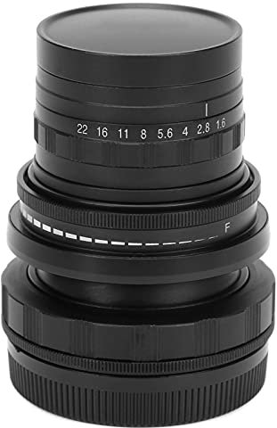 Qukaim Objectif manuel 50 mm F1.6 FX Mount Tilt Shift - Objectif plein cadre en alliage pour appareil photo Fuji Mirrorl - Fonction d'inclinaison de précision - Imagerie