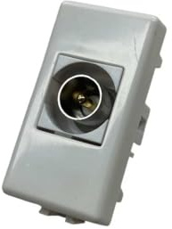 Oniroview Presa TV Maschio Compatibile BTicino Matix, Connettore PAL, Terminale, Bianco