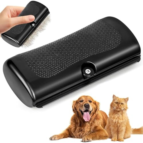 Fur Wonder Brush Hundehaarbürste,2025 Fur Wonder Brush, Comfort Grip Haarentfernungsbürste, Krallensternbürste für Katzen und Hunde (1 Pcs)