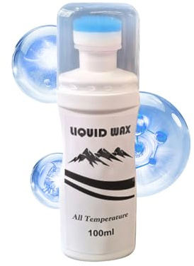 Skate-Wachs, Skizubehör mit Applikator, 100 ml, bügelfreies Snowboardwachs, für Snowboarden, Wintersport, Snowpark, kaltes Wetter, Outdoor-Abenteuer, Snowboarder