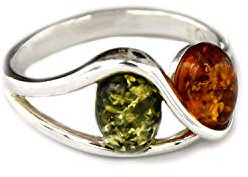 Ring Bernstein Bernsteinring Schmuck Damen silber 925 PMBER24