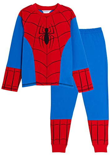 Marvel Pyjama Spiderman pour garçon, Ensemble de vêtements de Nuit Avengers