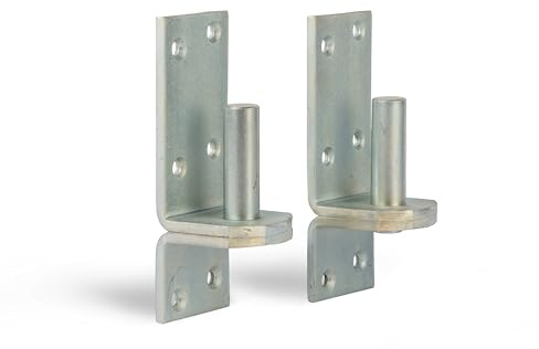 Alberts 311049 Kloben auf Platte | in den Ausführungen mit DI oder DII-Haken | galvanisch verzinkt, dickschichtpassiviert | Dornmaß Ø20 mm | Platte 167 x 60 mm | 2er Set