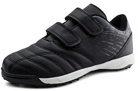 JABASIC Turf Cleat - Zapatillas de fútbol para niños, para interior y exterior, color negro, negro (schwarz 1), 27 EU