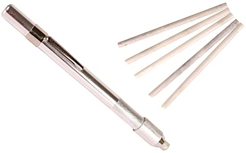 WELDINGER Schweißerkreide Speckstein wasserfest rund 6,4 mm im Halter + 5er-Pack Ersatzstifte