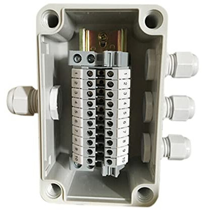 MURVE Wasserdichte Outdoor-Terminal-Box, 1 in drei 32 A, 220 V, 10 Anschluss-Kassetten-K