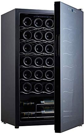 Wine Cooler Refrigerator - 34 Bottle Built-in or Free-Standing Frost Free Compressor Wine Refrigerator,Low Energy Consumption Mute Constant Temperature Wine