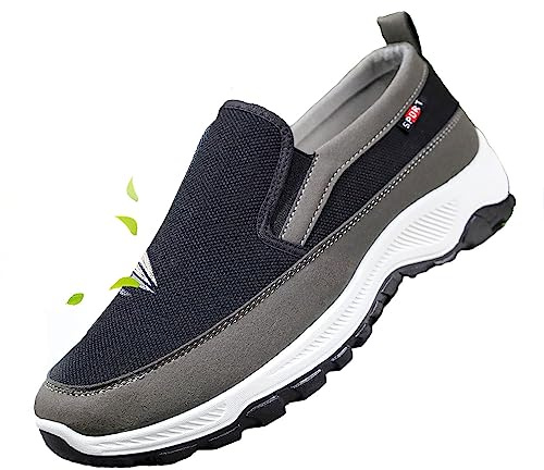CLOXKS Chaussure de Marche CNA- Trop, Chaussures Orthopédiques Homme, Chaussures à Enfiler pour Hommes avec Soutien de la Voûte Plantaire, Baskets de Randonnée en Plein air pour Hommes