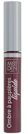Ombre à Paupières Liquide - Miss Den - Reflets Métalliques - Tenue et Confort - Teinte 365 Prunelle - 6ml