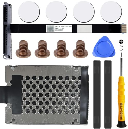 ZHUROUPU 14 Stück SATA Festplattenkabel HDD Stecker für Acer Nitro 7 AN715-51 AN715-51B Nitro 5 AN515-52 AN515-53 AN515-54 DH53F (P/N: NBX0002CN00) Inkl. Demontagewerkzeugsatz