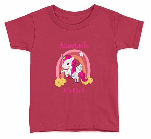 Personalisiertes Bügelbild Einhorn 9 für einen Besonderen Menschen in Ihrem Leben zum selber Aufbügeln mit Wunsch Namen Text Mädchen Frau Unisex Transfer Geburtstag Geschenk