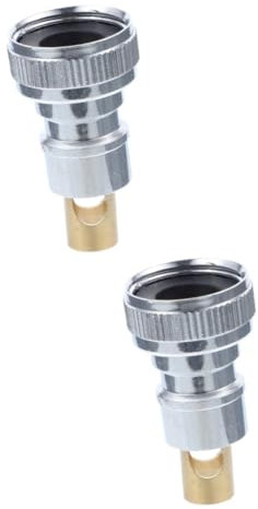 BCOATH 2pcs Washing Machine Hose Fitting Faucet Adapter Quick Connect Garden Hose Tap Connector
