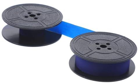NUOBESTY Blaues Nylon Schreibmaschinenband Manuelles Farbband ohne Ausbleichen Ersatz für Büroschreibmaschinen Geeignet für Mechanische Schreibmaschinen im Haushalt
