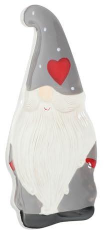 Levemolo Piatto Di Natale Artigianale in Ceramica A Forma Di Babbo Natale Per La Celebrazione Natalizia