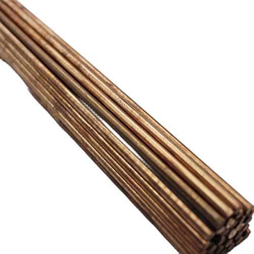 Acier à faible teneur en carbone Cuivre Laiton Phosphore Aluminium Bronze Fil à Souder Baguette de Soudage(1.6mm x 250mm 1KG)