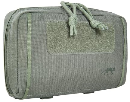 Tasmanian Tiger TT Tac Organizer Pro Zusatz-Tasche für Plattenträger mit Handy-Halterung, vielen Fächern und Dokumenten-Tasche, Molle-kompatibel