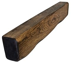 oakleys oak Genuine Solid Oak Beams for Fireplaces- Oak Floating Shelf for Home Decor- Rustic Shelves to Decorative Logs for Fireplace- Lightly Worked- Beam Size(90x15x10) Cm