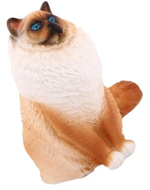 Abaodam Imitation Cat Model Leichtes Katzenmodell Kunststoff Für Pädagogisches Spielzeug Und Dekoration Für Katzenliebhaber Für Schlafzimmer