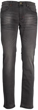 Coveri Jeans 5 tasche in denim nero elasticizzato, Nero 56