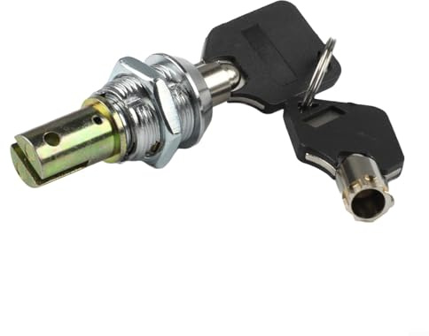 Alloy Toolbox Lock with Fastening Tab and Dual Keys for Enhanced Security (B)