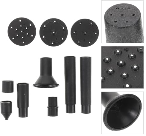 BESTonZON Juego de 10 boquillas solares para fuente de agua, accesorios para baño de pájaros, estanque, piscina y jardín, boquillas de repuesto para fuente, bomba de agua solar, decoración de cascada