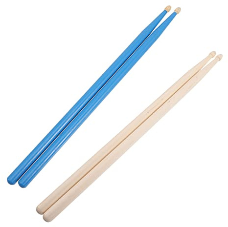 Toddmomy 2paare Holz-drumsticks Drumsticks Schlagzeugzubehör für Marching Bands und Akustik-drumsets Leicht und Tragbar