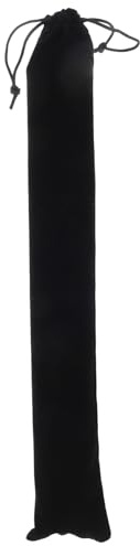 HONITANO Custodia per Flauto con Chiusura a Coulisse Nero, Borsa Portatile Elegante e Pratica per Strumenti Musicali in Movimento