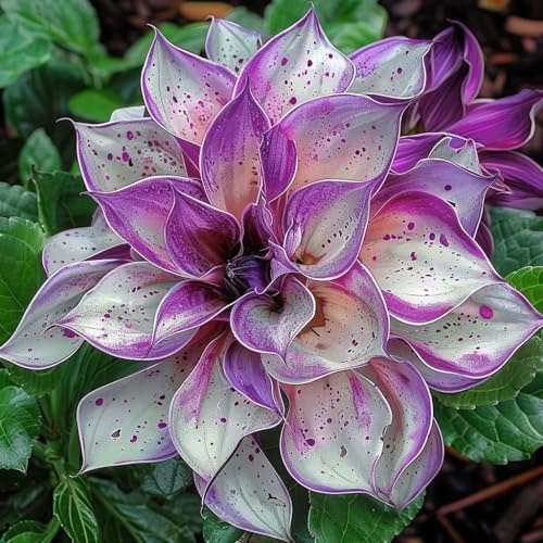 Bellissimo Hosta Bulbi, piante erbacee perenni, Hosta Bulbi grande, Ambiente paesaggistico, Hosta in vaso, profumate, pianta Hosta(Non artificiali)-4 Bulbi-G