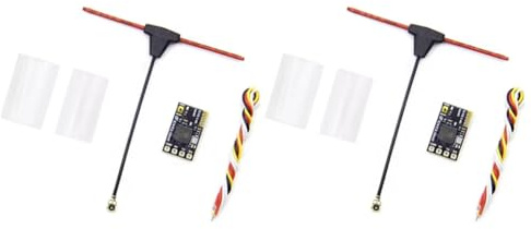 Yarryuter 2 ELRS-Mottagare 2,4 GHz NANO ExpressLRS-Mottagare CRSF med T-Typ Antenn för RC FPV Traversing Drones-Delsar