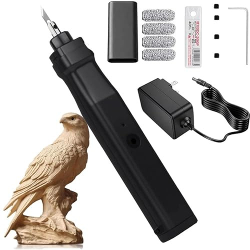 HEAXIY Handheld Ultrasonic Cutting Machine, 40kHz Ultrasonic Knife Cutter with 40 Replacement Blades, for DIY Cutting 3D Printed Models, PVC, Plastic