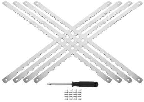 Yardenfun Set da 1 Coltello a Lama Seghettata per Pane in Acciaio Inossidabile con Viti e Cacciavite, Utensile Multifunzione per Panetterie e Studi di Pasticceria