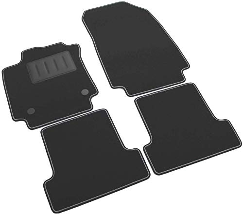 SPRINT03704 Maßgeschneiderte Automatten aus schwarzem Anti-Rutsch-Teppich