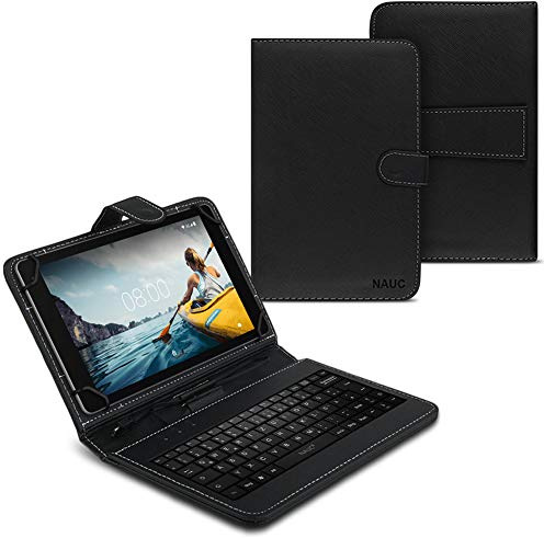 Tastatur Tasche kompatibel für Tabwee T90 / W90 Hülle Keyboard Case Schutzhülle mit Standfunktion Tastatur QWERTZ Deutsches Layout USB