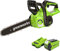 Greenworks G40CS30IIK2 Motosega a Batteria, Lunghezza Barra 12 Pollice (30cm), Velocità Catena 4,2m/s, 2,6kg, Auto-Lubrificante, Batteria 40V 2Ah e Caricabatterie, Garanzia 3 Anni