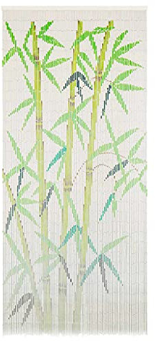 INLIFE Insektenschutz Türvorhang Bambus 90 x 200 cm-5735