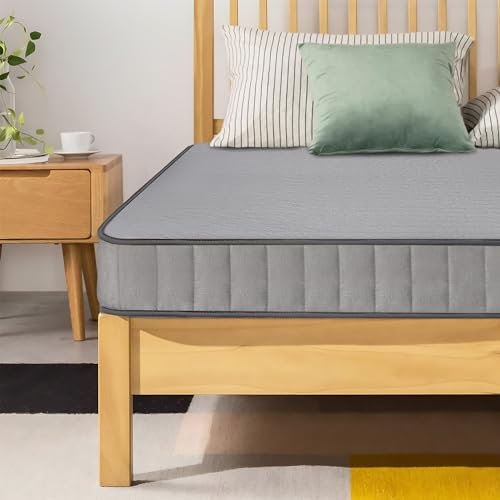 Matratze 140x200, 20cm Federkernmatratze 7-Zonen H3 Medic Taschenfederkernmatratze mit Komfortschaum und Microfaser-Bezug, Matratzen für Kinder und Erwachsene(Kernhöhe 19 cm)